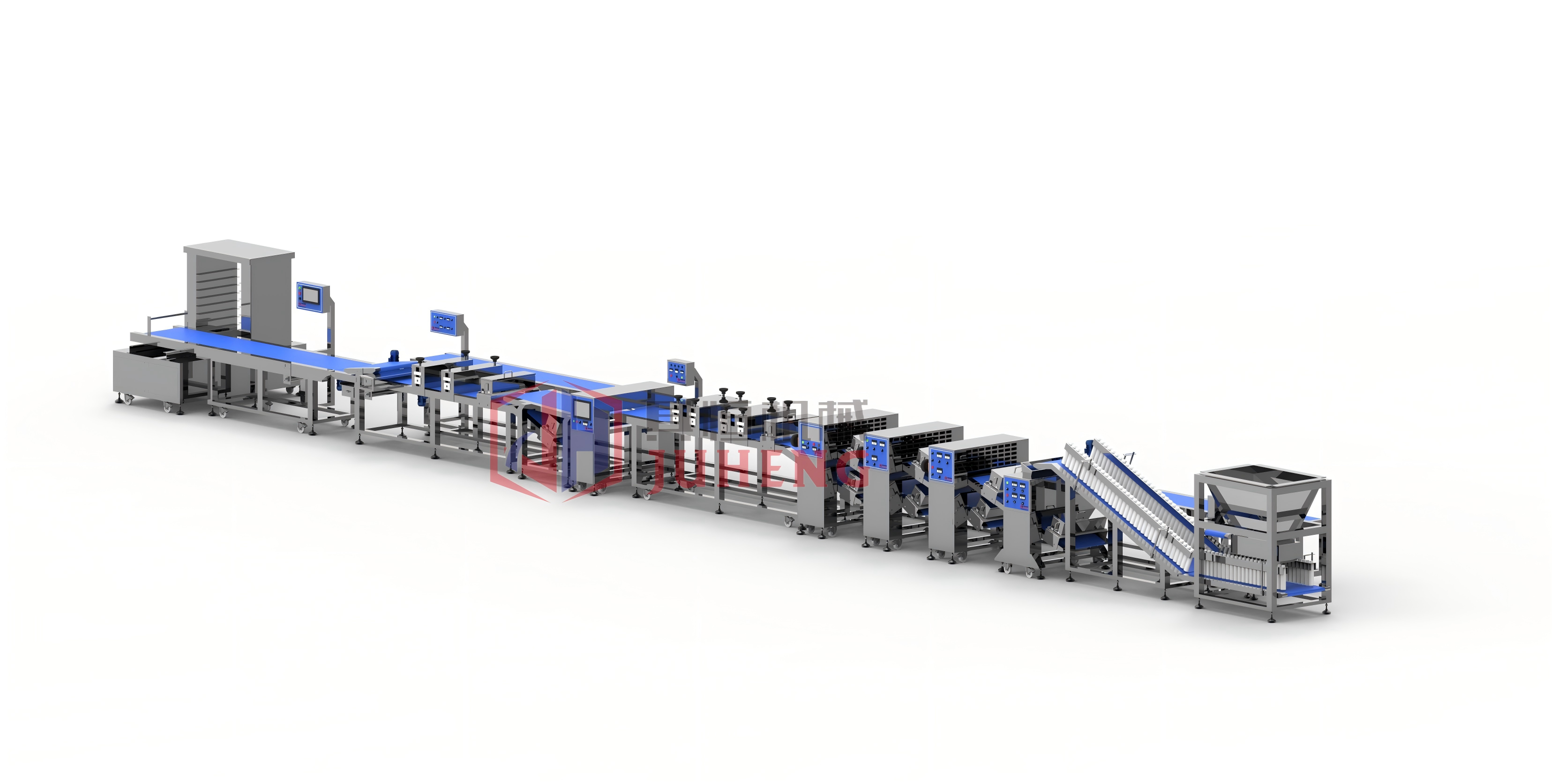 pizza forming line